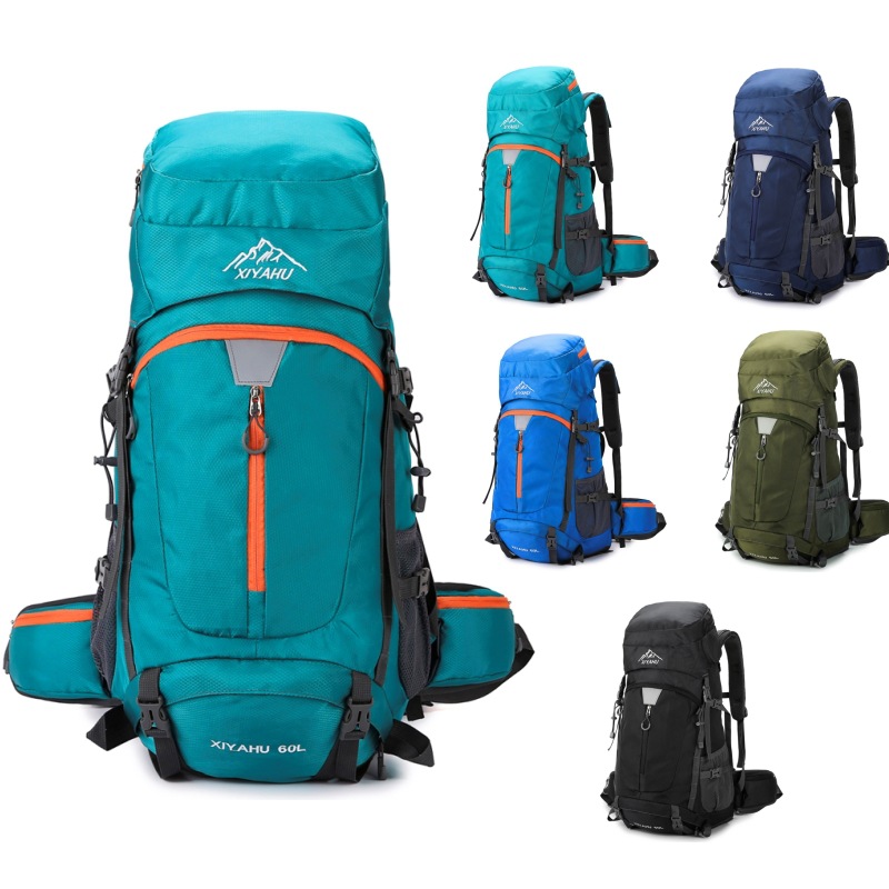 Rain Cover Backpack - 60L Camping Rugzak Reistas voor Mannen