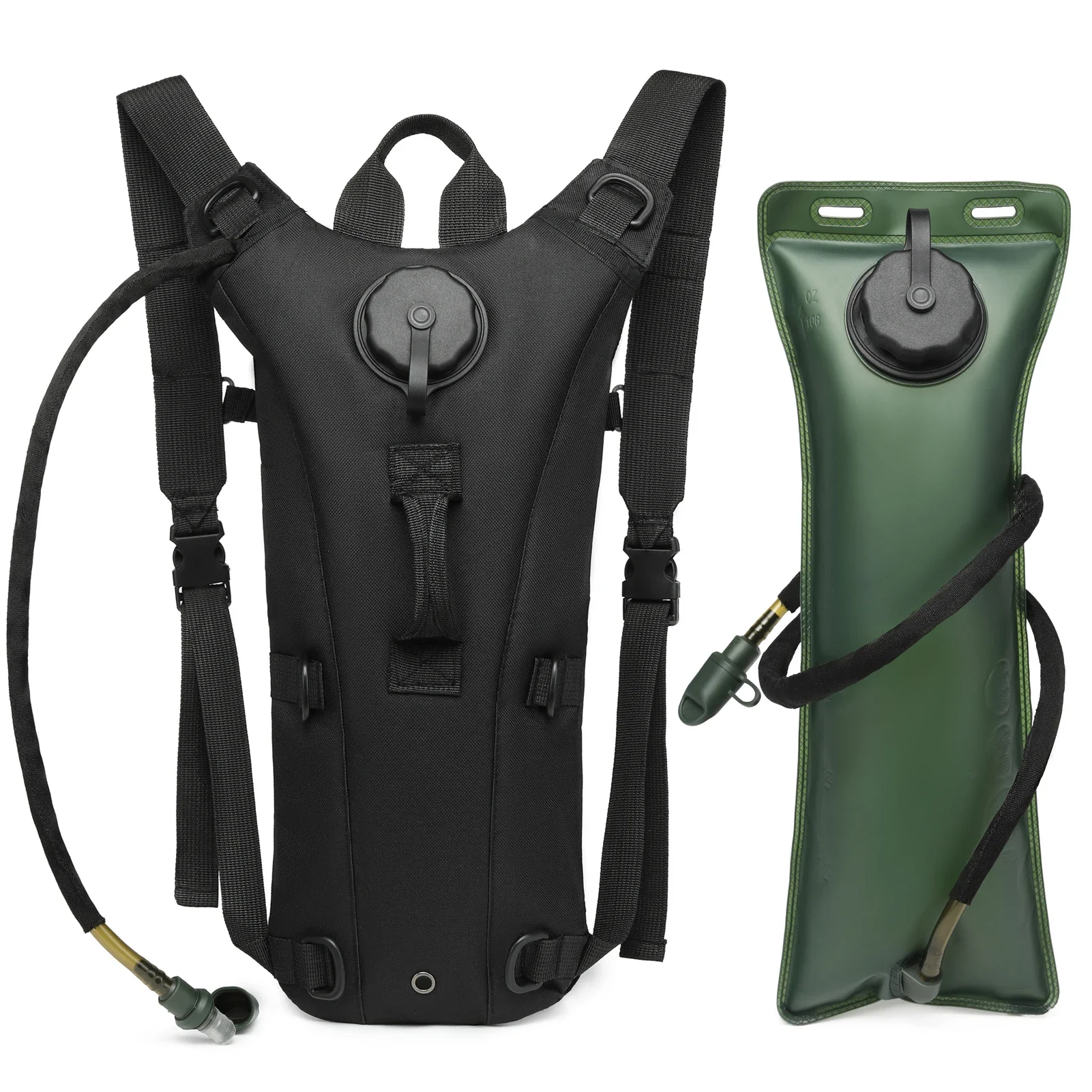 Rucksack Military Style - Militaire tactische kameelrugzak met 3L waterdichte